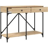  Konzolni stol boja hrasta 100 x 39 x 78,5 cm konstruirano drvo | Eponuda.com