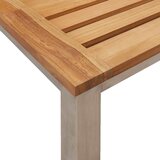  Vrtni set za objed 3 pcs Smeđa i crna Čvrsto drvo akacije | shoptok.hr