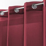 Douceur d intérieur Bordo rdeča prosojna zavesa 140x240 cm Telma – | Shoptok.si