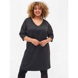 Zizzi Obleka 'SIV' temno siva | Shoptok.si
