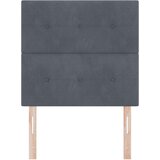  Glavna postelja z gumbi, temno siva, 80 cm, žamet, (22052175) | Shoptok.si