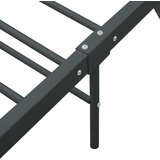  Za krevet sivi metalni 90 x 200 cm | shoptok.hr