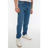 Trendyol Indigo Men's Straight Fit Jeans Cene