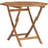 vidaXL Zložljiva vrtna miza 85x85x76 cm trdna tikovina Cene