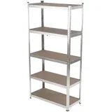 REGAL ZA DELAVNICE 5 POLIC, 175KG 180×90×40CM, (5000161693)