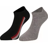 Tommy Hilfiger MEN SNEAKER 2P GLOBAL RIBBON Muške čarape, siva, veličina
