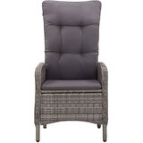  3-dijelni vrtni bistro set od poliratana sivi | Eponuda.com