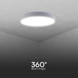  LED prigušiva plafonska svetiljka LED/40W/230V 3000-6500K 39,5 cm bela + daljinski upravljač | Eponuda.com
