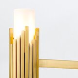 Elstead MARVELE6-AB-OPAL - Luster na šipci MARVELE 6xE14/40W/230V zlatni | Eponuda.com