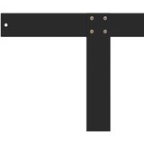  Naslon za sofu od paleta crni 110 cm željezni | shoptok.hr