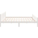  Posteljni okvir bel trden les 160x200 cm, (20606006) | Shoptok.si