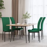 Maison Chic Jedilni stoli - Vzorci stoli 4 kosi temno zelen žamet A1001, (22031944) | Shoptok.si