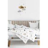 Mijolnir Bijela dječja posteljina za dječji krevetić od renforce pamuka 100x150 cm Dinozor – | shoptok.hr