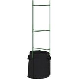  Kavezi za rajčice s vrećama za biljke 8 kom 116 cm čelik i PP | shoptok.hr
