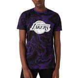 New Era muška Los Angeles Lakers Oil Slick Print majica Cijene