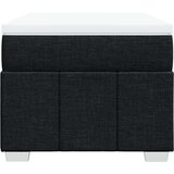 vidaXL Box spring postelja z vzmetnico črna 100x200 cm blago | Shoptok.si