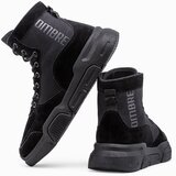 Ombre Men's ankle sneaker boots with sculpted sole - black | Shoptok.si