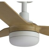 Faro 33816WT-20 - LED prigušiva ventilator PUNT M LED/18W/230V braon/bela prečnik 132 cm WT+DO | Eponuda.com