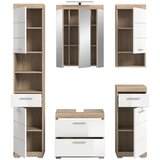 MID.YOU Kopalnica Lambada, Barva Hrasta, Bela, 5-Delna | Shoptok.si