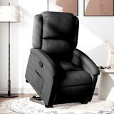 Maison Chic Relax naslanjač - Stol s funkcijo vstajanja črno blago, (22040339) | Shoptok.si