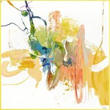 Malerifabrikken Slika z ročno naslikanimi elementi 102x102 cm Confidential Yellow – Cene