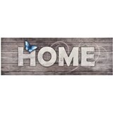 vidaXL Kuhinjska preproga pralna z napisom Home 45x150 cm Cene