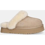 Ugg Kućne papuče od brušene kože Disquette boja: bež, 1122550-SAN | shoptok.hr