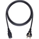 Oehlbach Električni kabel [1x IEC C14 vtič - 1x Odporen na udarce vtič] 3 m Črna 17041, (20422148) | Shoptok.si