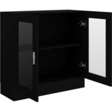  Vitrina crna 82,5 x 30,5 x 80 cm konstruirano drvo | Eponuda.com
