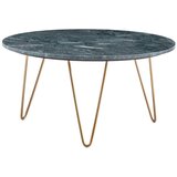 Livetastic Klubska Miza Marble, Marmor, Zelena | Shoptok.si