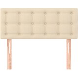  Uzglavlje krem 80 x 5 x 78/88 cm od tkanine | shoptok.hr