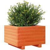  Vrtna sadilica voštano smeđa 40x40x26,5 cm masivna borovina | shoptok.hr