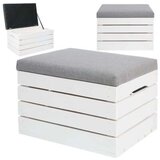 Malatec lesen oblazinjen tabure - skrinja 50cm do 150kg 0000 | Shoptok.si