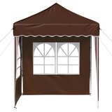  Rastezljivi šator za zabave 195 x 195 x 245 cm Smeđa | shoptok.hr