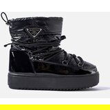 Gemre Black patent snow boots with elastic Calogero | shoptok.hr
