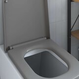  Brza oslobađajuća WC daska s mekim zatvaranjem Duroplast Siva | shoptok.hr