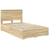  Konstrukcija postelje Sonoma hrast 120 x 200 cm Konstruiran les, (5000103159) | Shoptok.si