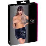Cottelli Party - bleščeče krilo z bleščicami (črno) - M | Shoptok.si