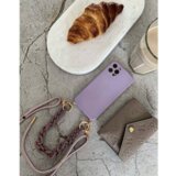  Liquid silikonski ovitek za iPhone 14 6.1 - vijola z vrvico in zapestnico | Shoptok.si