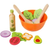 Small Foot Wooden Salad Making Set komplet igrač iz lesa 2 y+ 15 kos
