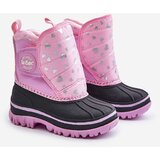 Lee Cooper Children's Velcro Snow Boots Pink | Shoptok.si