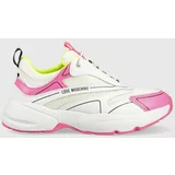 Love Moschino Tenisice Sneakerd Sporty 50 boja: bijela, JA15025G1G