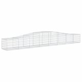  Lučne gabionske košare 9 kom 400x50x40/60 cm pocinčano željezo | shoptok.hr