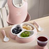 BABYBJORN komplet jedilni set Powder Pink | Shoptok.si