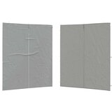  Stranska stena zabavnega šotora 2 pcs Svetlo siva 200 x 195 cm, (5000218867) | Shoptok.si