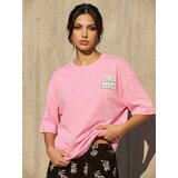 Sinsay Pamučna majica s ljetnim printom | shoptok.hr