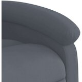 vidaXL Naslanjač temno siv žamet | Shoptok.si