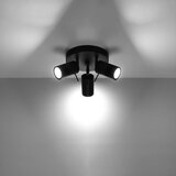  Sollux SL.1016 - Spot svetiljka RING 3xGU10/10W/230V crna | Eponuda.com
