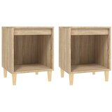 Maison Chic Dvo delni komplet Nočne omarice - Nočne mize Sonoma hrast 40x35x50 cm, (21687842) Cene