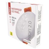  LED panel VIXXO, okrogel, bel, 6W NW, IP65, nevtralno bela Cene